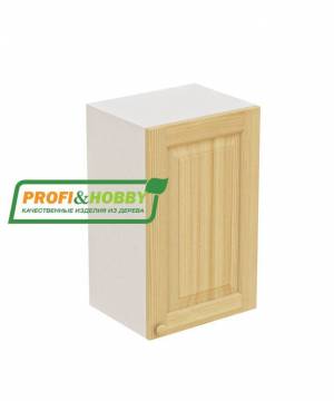 Шкаф навесной 450х340х720 + фасад сосна бесцветный лак Шкаф навесной 450х340х720 + фасад сосна бесцветный лак