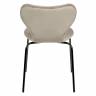 Стул Seven Style латте велюр с чёрными ножками Стул Seven Style латте велюр с чёрными ножками