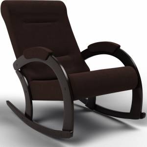 Кресло-качалка Венето, ткань шоколад