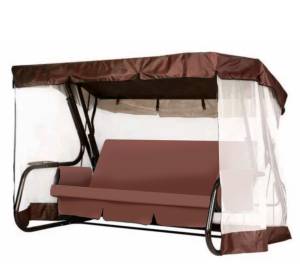 Садовые качели ТОРНАДО LUX шоколад Садовые качели ТОРНАДО LUX шоколад