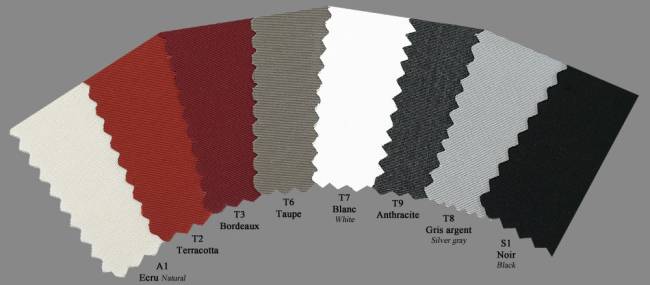 Зонт профессиональный двухкупольный 3.5х7 м Alu Double Dark антрацит, слоновая кость 3500х7000 мм