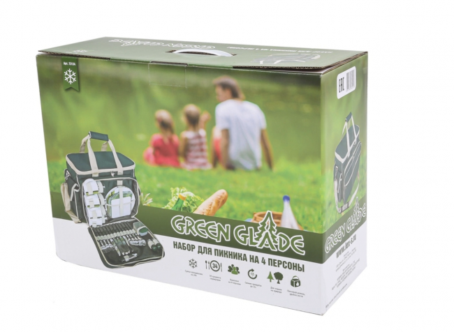 Набор для пикника Green Glade Т3134 24л / 35 предметов