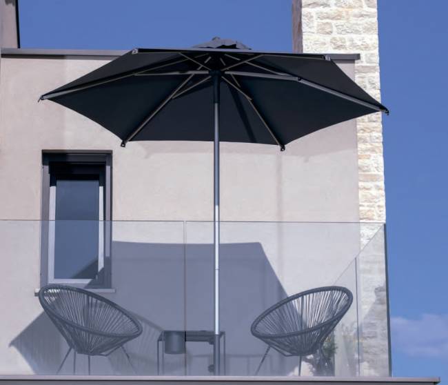 Зонт профессиональный Ø2.5 м Lido Titanium титан, антрацит Ø2500 мм Зонт профессиональный Ø2.5 м Lido Titanium титан, антрацит Ø2500 мм