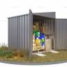 Хозблок SKOGGY секционный с односкатной крышей 2 х 2 м, цинковый Хозблок SKOGGY секционный с односкатной крышей 2 х 2 м, цинковый
