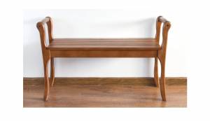 Банкетка с подлокотниками Лулу, орех