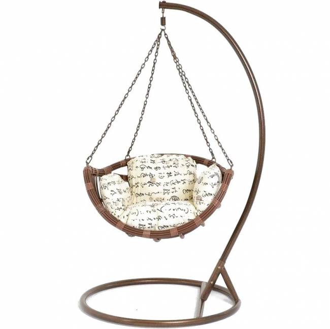 Подвесное кресло из искусственного ротанга Vinotti 44-004-02 Подвесное кресло из искусственного ротанга Vinotti 44-004-02