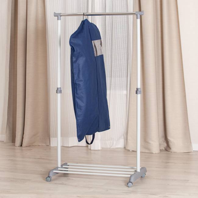 Вешалка ODENT металл, пластик, 86*44*166 см, темно-серый/светло-серый/хром темно-серый/светло-серый/хром металл, пластик