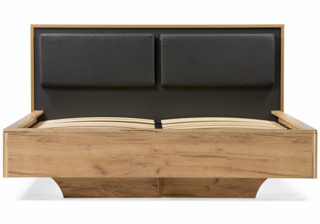 Кровать Клауд 160х200 парящая дуб крафт золотой / антрацит