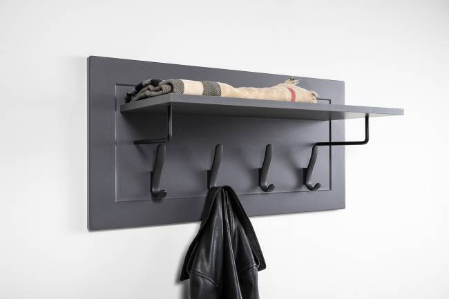 Вешалка Остин 15.12 цвет серый графит Вешалка Остин 15.12 цвет серый графит