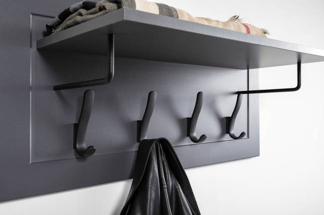 Вешалка Остин 15.12 цвет серый графит Вешалка Остин 15.12 цвет серый графит