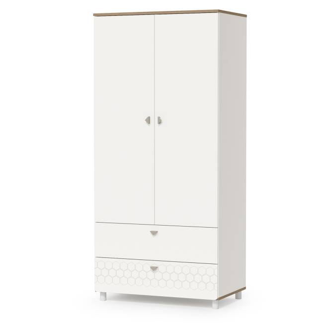 Детская мебель Эйп компоновка № 6 цвет белый/дуб белый Детская мебель Эйп компоновка № 6 цвет белый/дуб белый