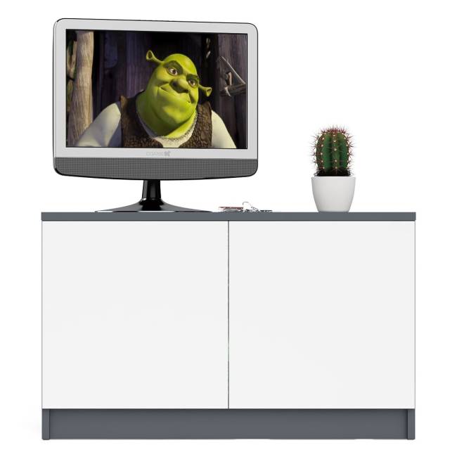 Тумба/антресоль Мори МА900.1 цвет графит/белый Тумба/антресоль Мори МА900.1 цвет графит/белый