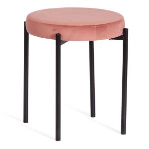 Табурет REVO (mod. 7034) ткань/металл, 44 х 44 х 47 см, коралловый barkhat 15 /черный коралловый barkhat 15 /черный ткань/металл Табурет REVO (mod. 7034) ткань/металл, 44 х 44 х 47 см, коралловый barkhat 15 /черный коралловый barkhat 15 /черный ткань/металл
