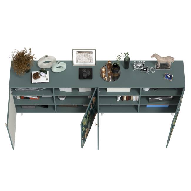 Два комода Либера цвет пасифай/белый Два комода Либера цвет пасифай/белый