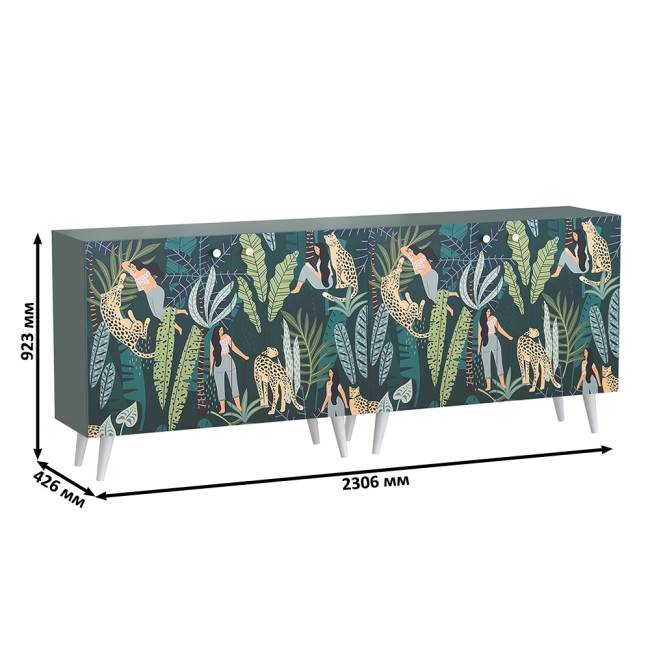 Два комода Либера цвет пасифай/белый Два комода Либера цвет пасифай/белый