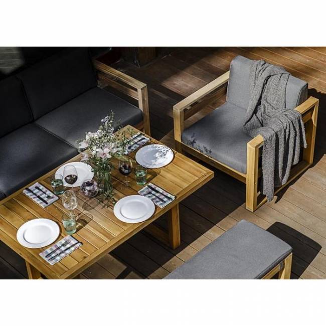 Лаунж зона BOOKA с обеденным столом