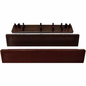 Заглушка торцевая для террасной доски DECKRON, 152*27 мм, венге Заглушка торцевая для террасной доски DECKRON, 152*27 мм, венге