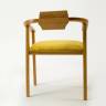 Стул-кресло Челси ПМ натур/жёлтый