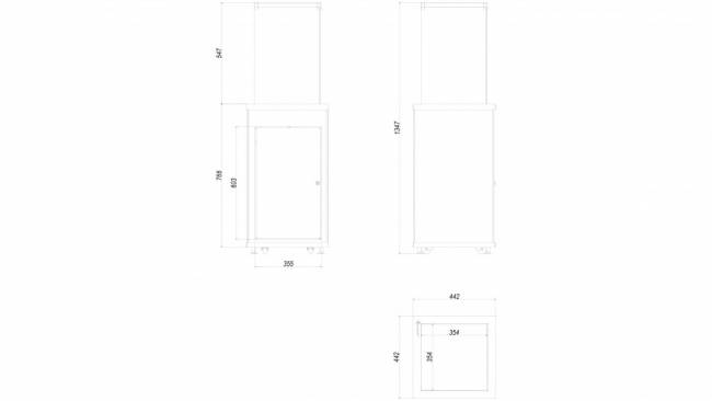 Нагреватель газовый PATIO MINI/G31/37MBAR/B - белое стекло, пульт