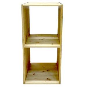 Стеллаж Куб 2 сосна, бесцветный лак P&H Стеллаж Куб 2 сосна, бесцветный лак P&H