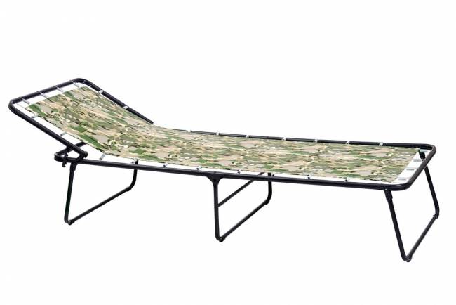 Кровать раскладная Надин жесткая, зеленый, хаки 