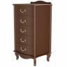 Комод Джульетта узкий 5 ящ., орех Л Комод Джульетта узкий 5 ящ., орех Л