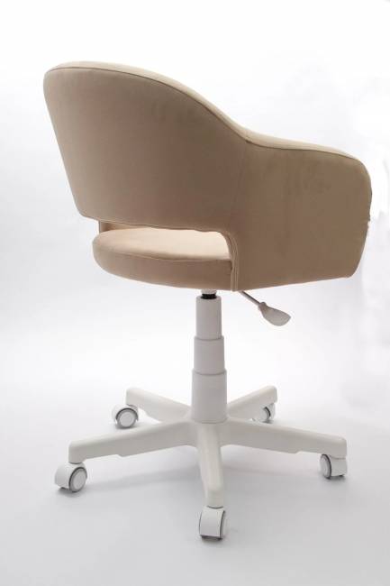 Кресло Бабби белый / бежевый