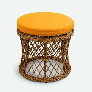 Пуф Nova (с упаковкой) Грецкий орех, RAL 8011 , Dyer 540