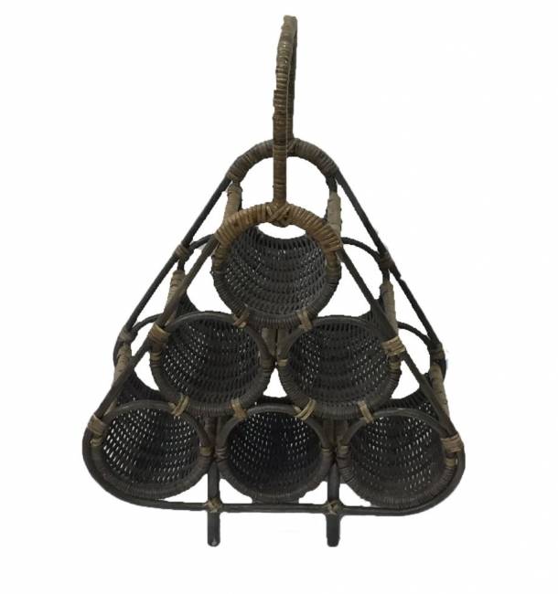 Подставка для бутылок темно-коричневый