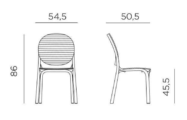 Стул пластиковый Nardi, Dalia