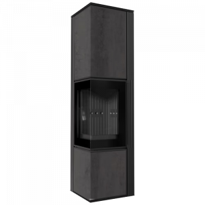 Печь Kratki PRO TORA/L NATURALI PIETRA DI SAVOIA ANTRANCITE BOCCIARDATA