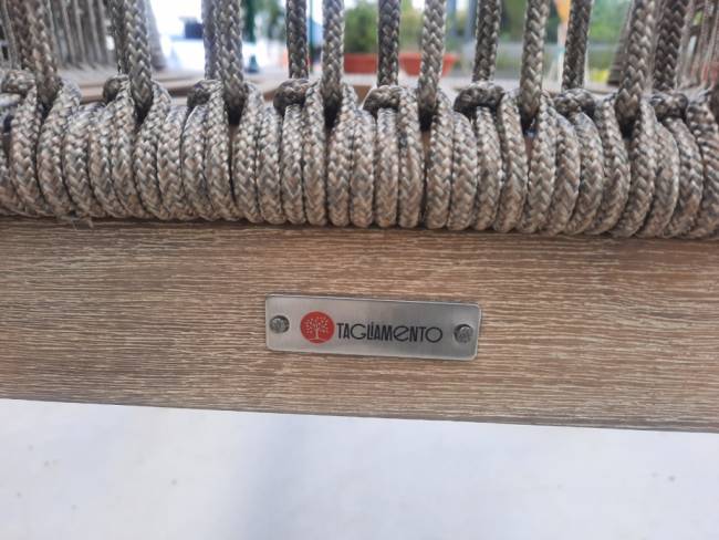 Кресло деревянное плетеное Belle натуральный 580х650х890 мм