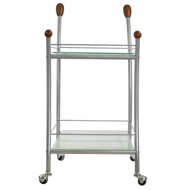 Стол сервировочный Поло металлик/ матовое