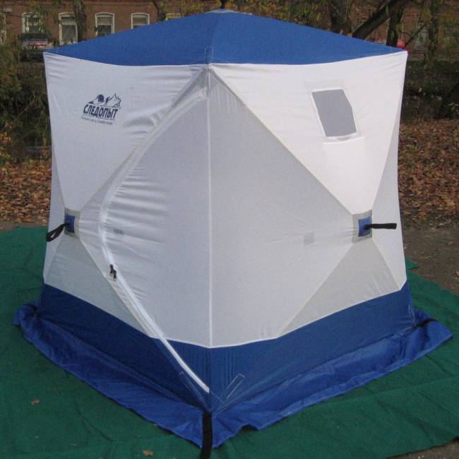 Зимняя палатка куб Следопыт 1,8*1,8 м Oxford 210D PU 1000 PF-TW-11/12