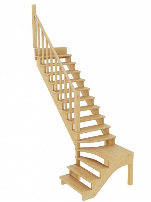 Деревянная лестница К-031м/1