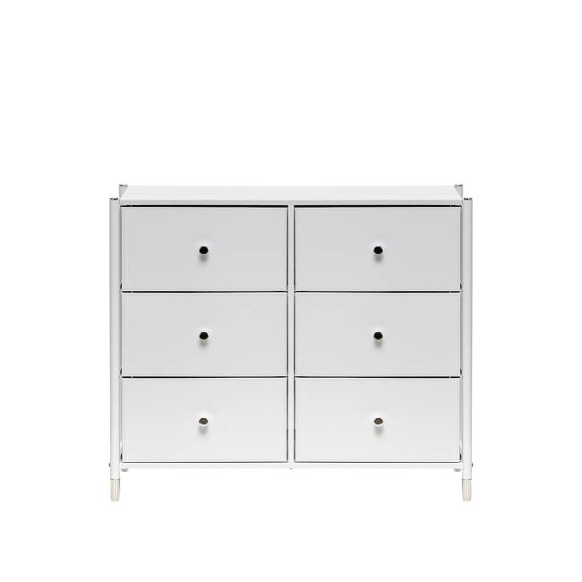 Комод Leset Хайди 6 ящиков Белый Белый Комод Leset Хайди 6 ящиков Белый Белый