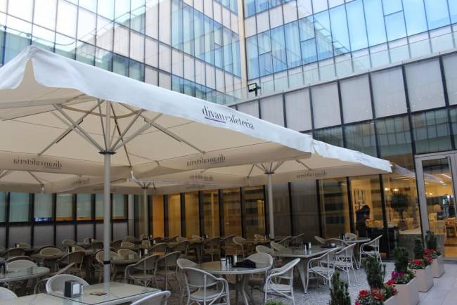 Зонт профессиональный 4х4 м Mega Telescopic 4000х4000 мм