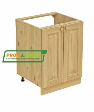 Тумба мойка 600 х 560 х 720 сосна, без покраски Тумба мойка 600 х 560 х 720 сосна, без покраски