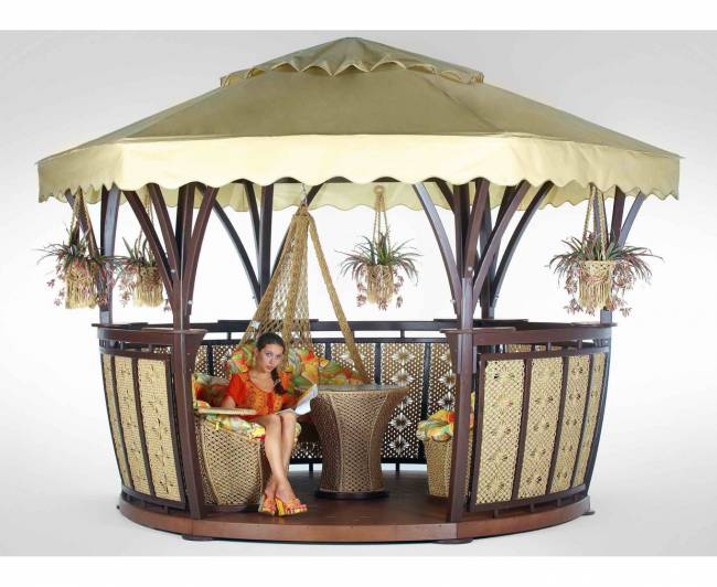 Беседка "Грация" сизалевая