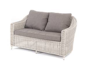"Кон Панна" диван из искусственного ротанга двухместный, цвет бежевый "Кон Панна" диван из искусственного ротанга двухместный, цвет бежевый