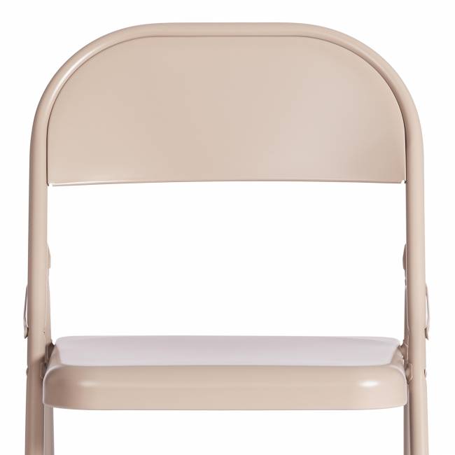 Стул складной FOLDER (mod. 3023(II)) металлический, 46,5 x 48 x 75, 7-beige (Комплект из 6 шт.) бежевый металлический