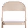 Стул складной FOLDER (mod. 3023(II)) металлический, 46,5 x 48 x 75, 7-beige (Комплект из 6 шт.) бежевый металлический