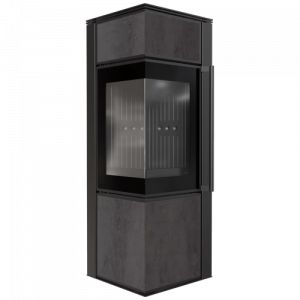 Печь Kratki PRO TORA/S NATURALI PIETRA DI SAVOIA ANTRANCITE BOCCIARDATA