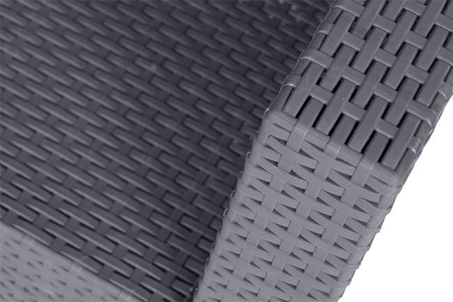 Arizona b:rattan, Диван двухместный, антрацит (2-х местная подушка)