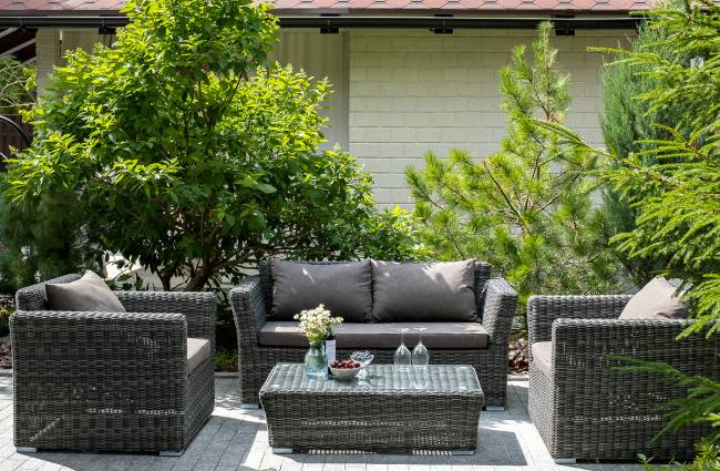 "Капучино" журнальный столик из искусственного ротанга, цвет графит "Капучино" журнальный столик из искусственного ротанга, цвет графит