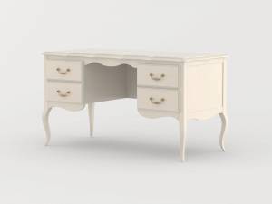 Стол письменный двухтумбовый Малонн Ави Белый Стол письменный двухтумбовый Малонн Ави Белый