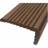 Уголок ДПК для террасной доски DARVOLEX, ECODECK, DECKRON (брашинг), 4000 мм, коричневый Уголок ДПК для террасной доски DARVOLEX, ECODECK, DECKRON (брашинг), 4000 мм, коричневый