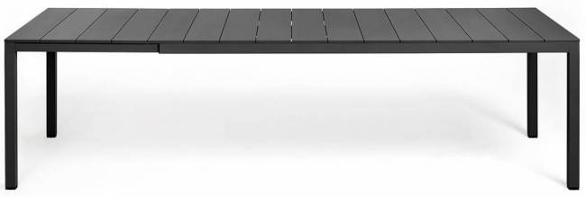 Стол металлический раздвижной Rio Alu 210 Extensibile антрацит 2100-2800х1000х760 мм Стол металлический раздвижной Rio Alu 210 Extensibile антрацит 2100-2800х1000х760 мм