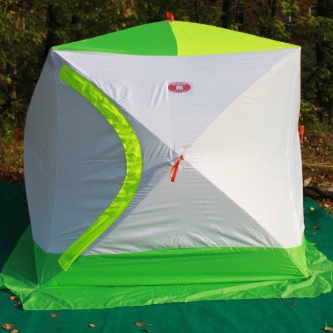 Палатка для зимней рыбалки Медведь Куб 3 трехслойная