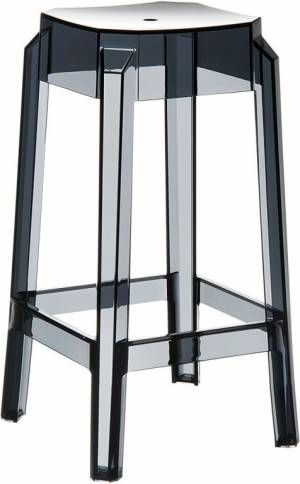 Табурет прозрачный полубарный Fox 65 черный 360х360х650 мм Табурет прозрачный полубарный Fox 65 черный 360х360х650 мм